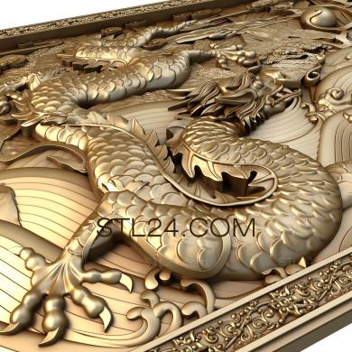 Art pano (Dragon, PH_0151) 3D models for cnc
